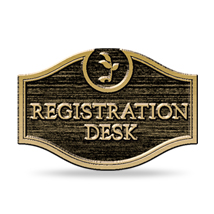 Registration Desk Sign