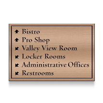 Directional Plaque