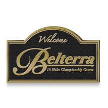 Golf Sign, USA