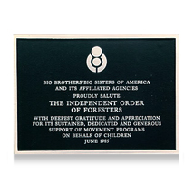 Appreciation Plaque