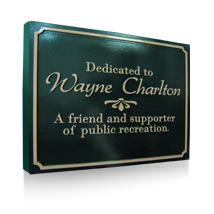 Dedication Plaque