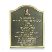 Recognition Plaque